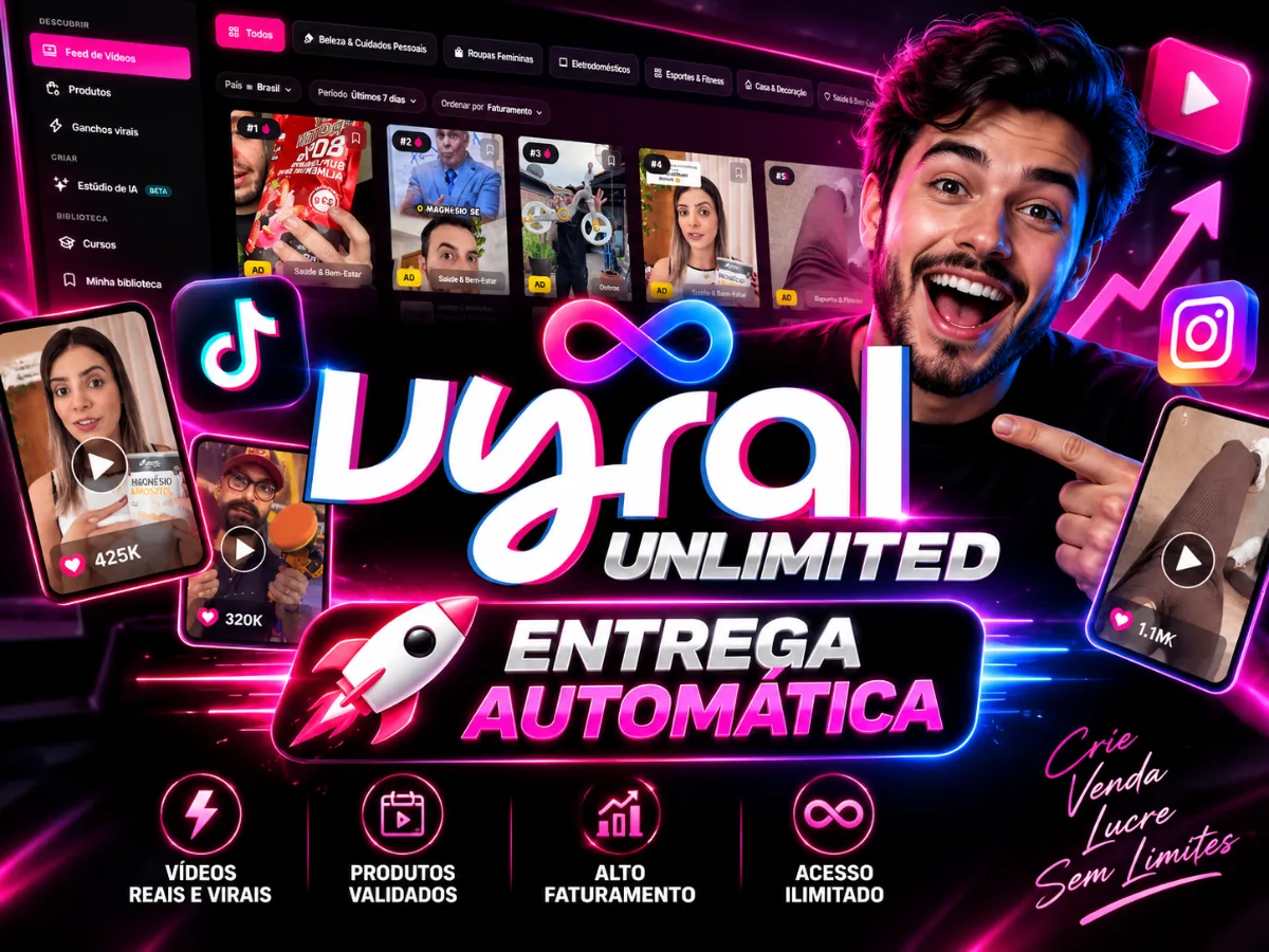 VYRAL ILIMITADO | TIKTOK SHOP | PRODUTOS VENCEDORES