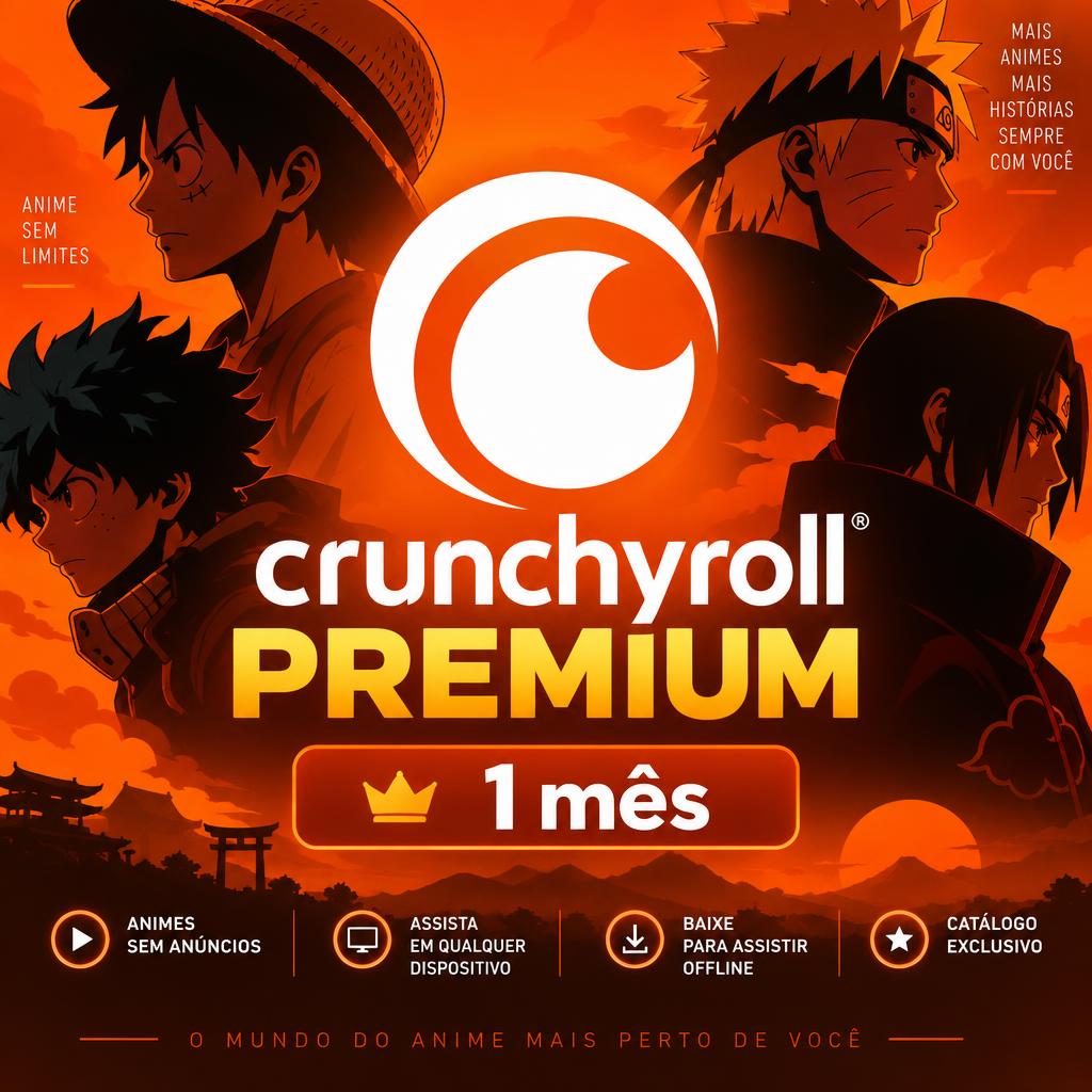 Crunchyroll Premium — 1 Mês (Link de Ativação)