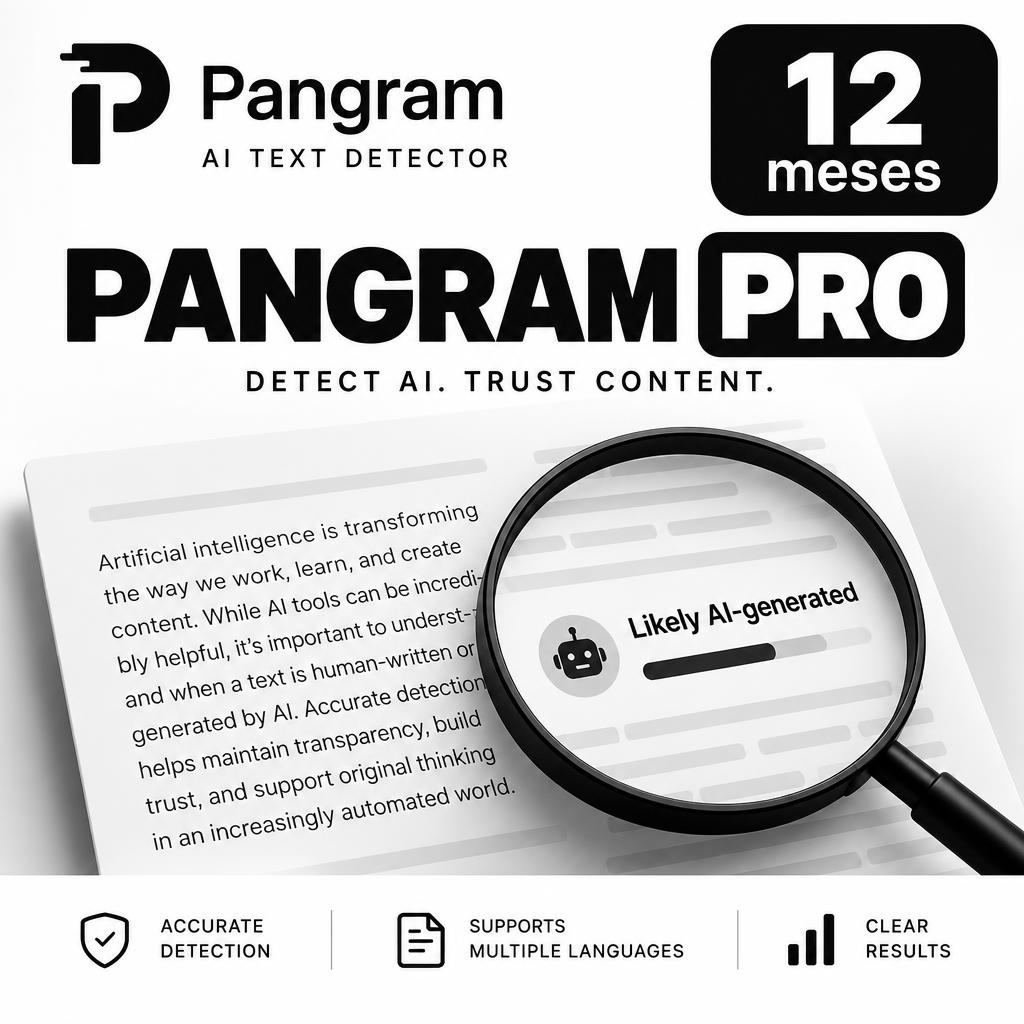 Pangram Pro — 12 Meses (Cupom na Sua Conta)
